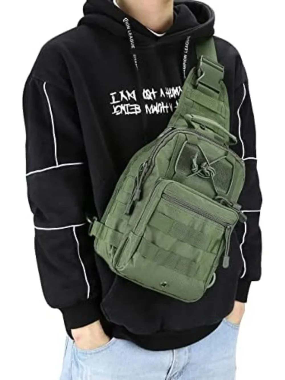 Tactical Outdoor Sling Backpack - Military Sport Bag for Everyday Carry & Travel